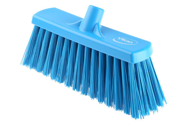 Product image for BLUE STIFF YARD BROOM,300X75MM