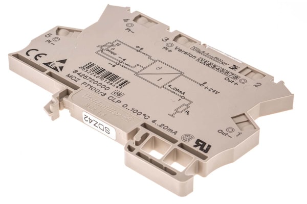 Product image for Temp transducer for Pt100,0 to 100 deg C