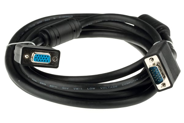 Product image for MONITOR CABLE VGA M-F 3M