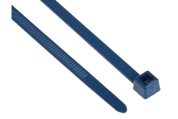 Product image for Metal Content Tie 390x4.6mm Blue