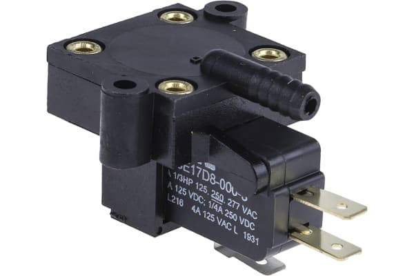 Product image for PRESS SWITCH,0.07-2.75BAR 5MM RAD SPOUT