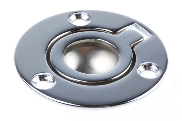 Product image for Chrome plated flush ring pull,38mm