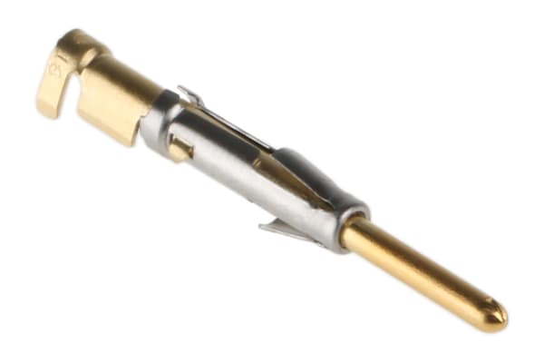 Product image for Gold flash crimp pin contact,18-16awg