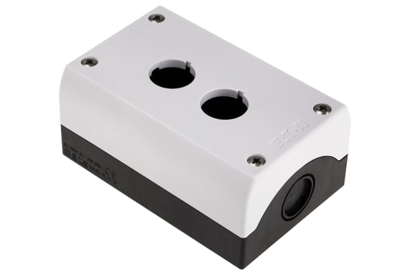 Product image for IP66 2 GANG SURFACE MOUNT ENCLOSURE