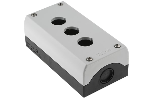 Product image for IP66 3 GANG SURFACE MOUNT ENCLOSURE