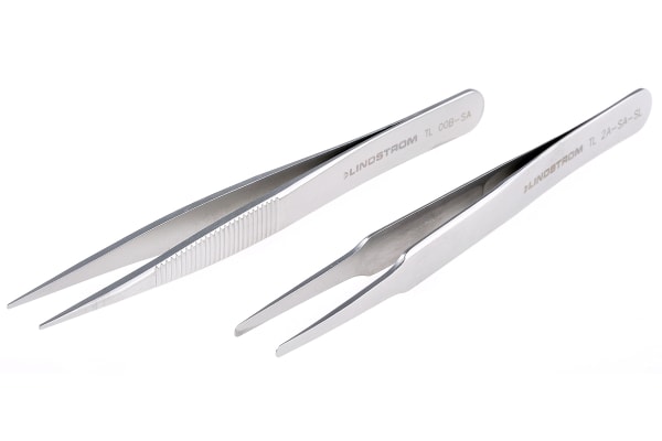 Product image for 2 PIECE GENERAL PURPOSE TWEEZERS SET