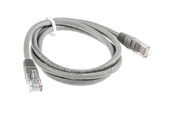 Product image for Cat5e UTP moulded crossed patch lead,1m