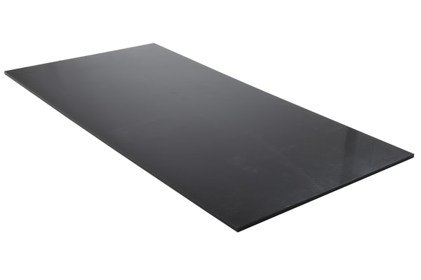 Product image for Black polyethylene sheet,1000x500x8mm