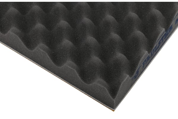 Product image for Paulstra Hutchinson Adhesive PUR Foam Acoustic Insulation, 700mm x 500mm x 50mm