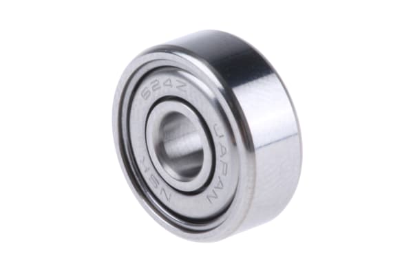 Product image for SINGLE ROW RADIAL BALL BEARING,2Z 4MM ID