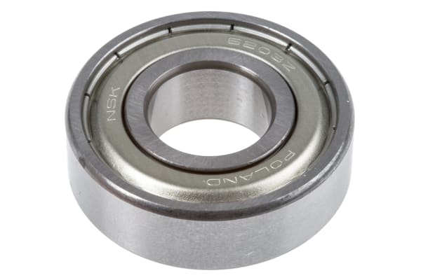 Product image for SINGLE ROW RADIAL BALLBEARING,2Z 17MM ID