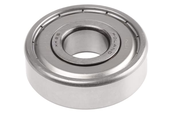 Product image for SINGLE ROW RADIAL BALLBEARING,2Z 17MM ID