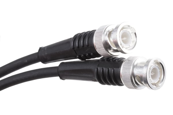 Product image for BNC plug to plug cable,50 Ohm,RG-58,1.8m