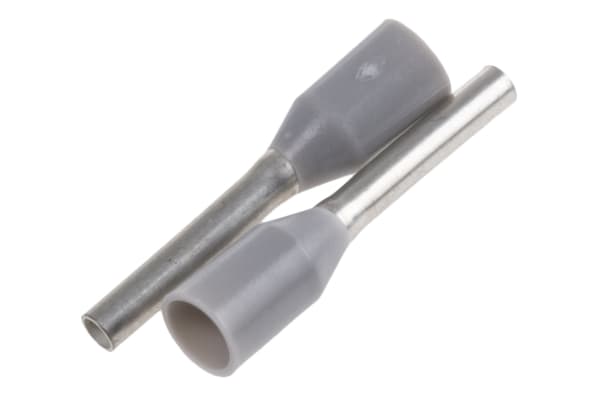 Product image for GREY DIN STANDARD FERRULE,0.75SQ.MM WIRE
