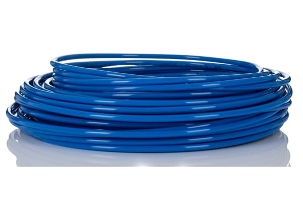 Product image for Blue light duty nylon tube,30m L x6mm OD