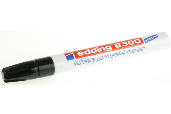 Product image for EDDING 8300 BLACK INDUSTRY MARKER PEN