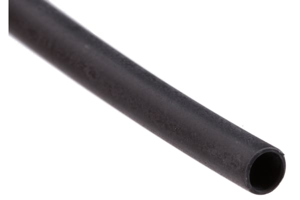 Product image for Black flame retardant tube,2.4mm bore