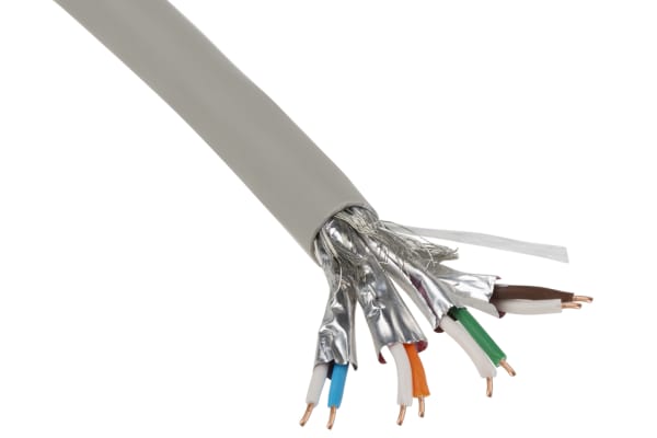 Product image for LSZH 4 pair cat7 Datatwist ISTP 500m