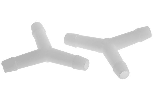 Product image for Push-on equal Y connector,3mm ID hose