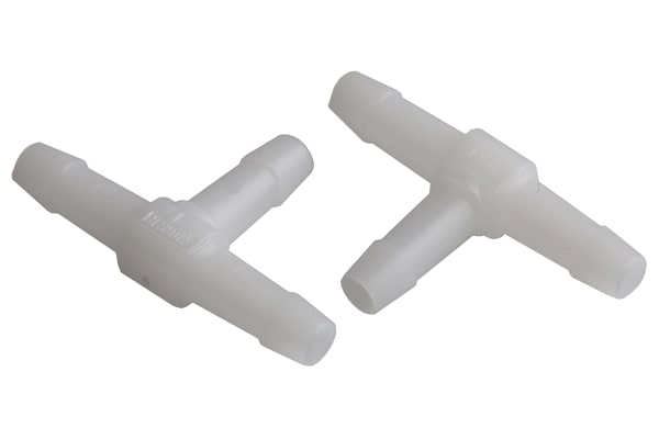 Product image for Push-on equal tee connector,3mm ID hose