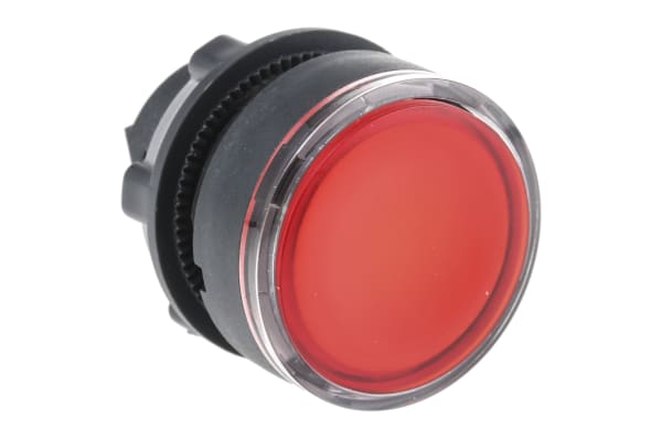 Product image for Illuminated head for LED PB body, red