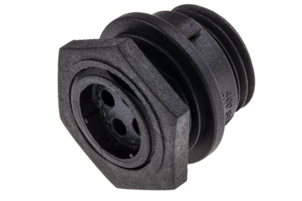 Product image for IP68 4 way chassis plug,5A