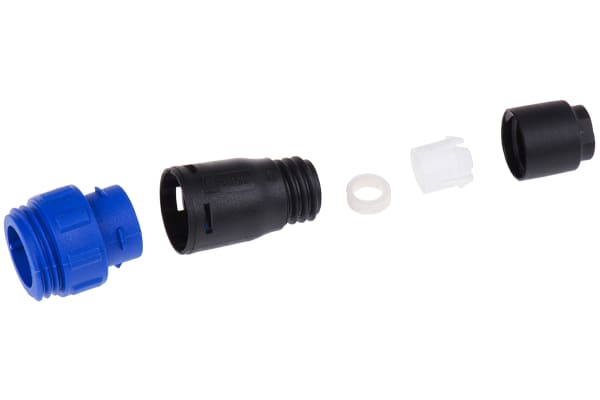 Product image for IP68 8 way cable coupler plug,5A