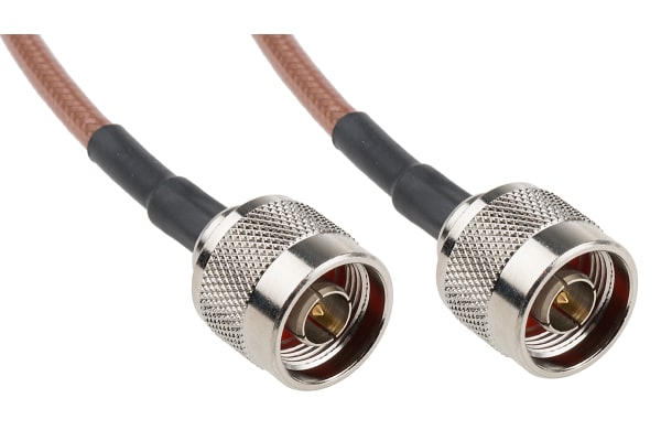 Product image for Straight plg-plg RG142 RF/coax cable0.5m