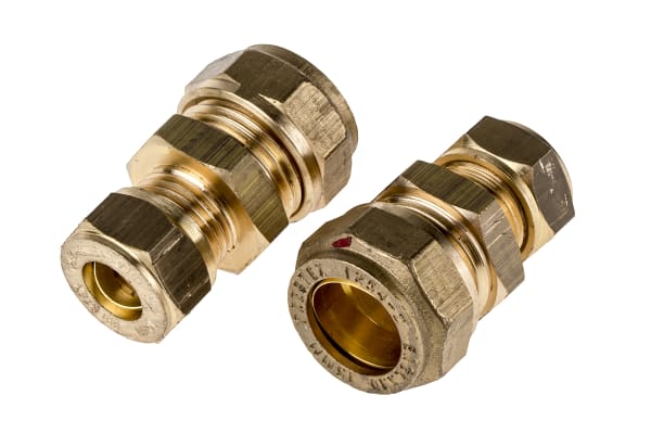 Product image for Copper straight coupling,15x10mm comp