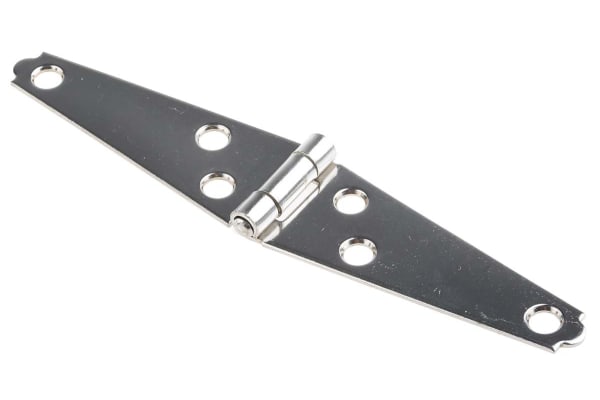 Product image for 304 s/steel strap hinge,145x29x1.5mm