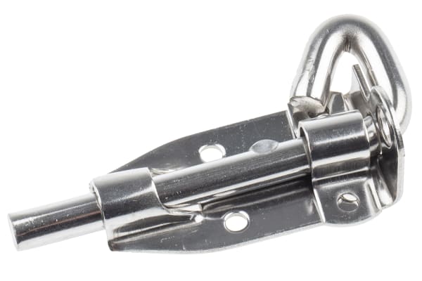 Product image for Stainless steel padlockable bolt,4in L