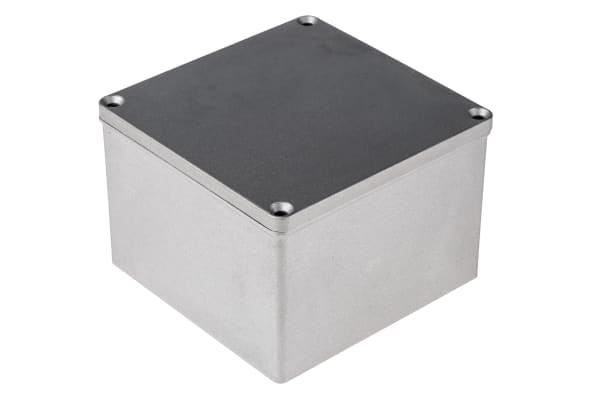 Product image for Diecast ALUM Enclosure, 91x133x133mm