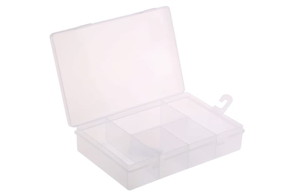 Product image for Translucent storagebox,5compartment 1pcs