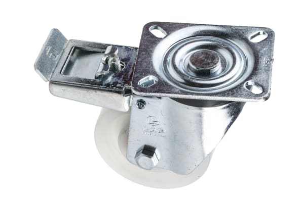 Product image for HD SWIVEL CASTOR W/TP & BR,100MM 450KG