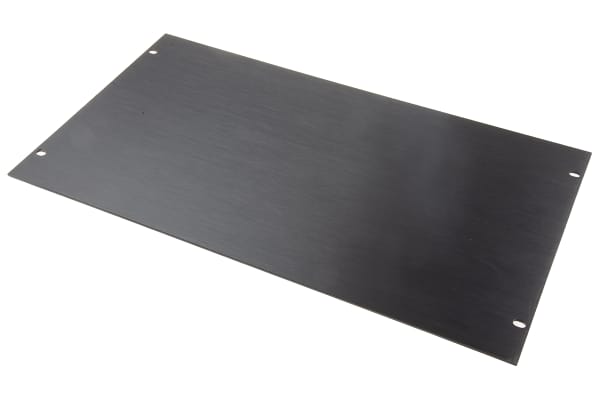 Product image for BLACK FINISH 19IN FRONT PANEL,483X266MM