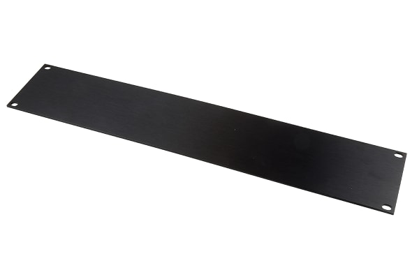 Product image for Black finish 19in front panel,483x87mm