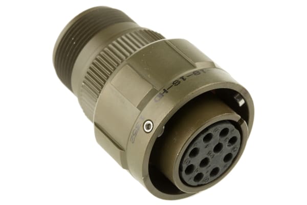 Product image for 10 way bayonet lock cable socket,18-1