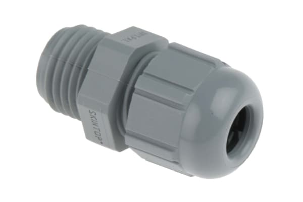 Product image for Cable gland, polyamide, grey, PG7, IP68