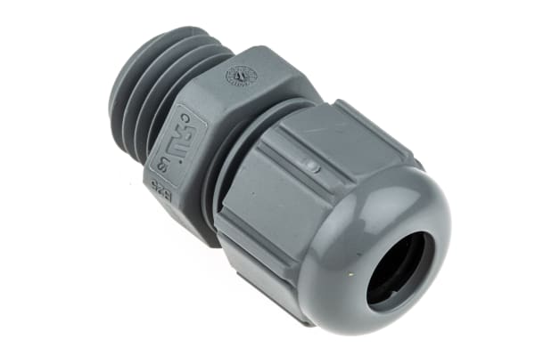 Product image for Cable gland, nylon, grey, M12x1.5, IP68