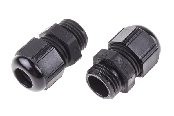 Product image for Cable gland, nylon, black, M16x1.5, IP68