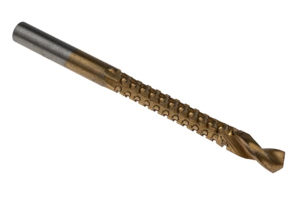 Product image for Tin coated saw drill w/90deg edge,6mmdia