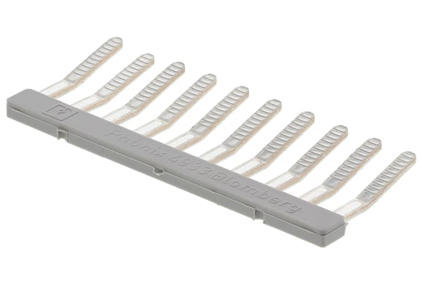 Product image for 10 way jumper link for 2.5sq.mm terminal