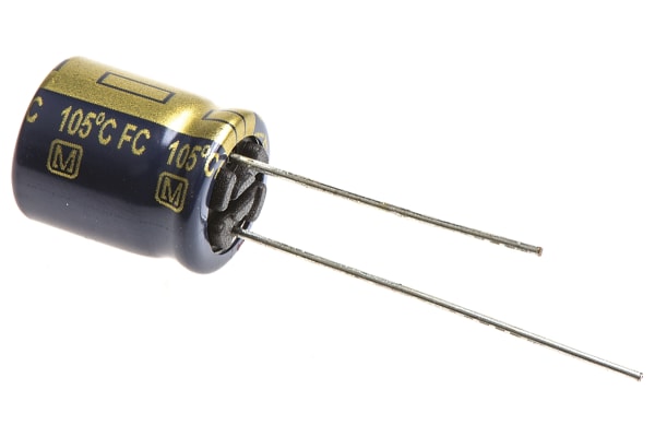 Product image for FC radial elec cap,100uF 50V