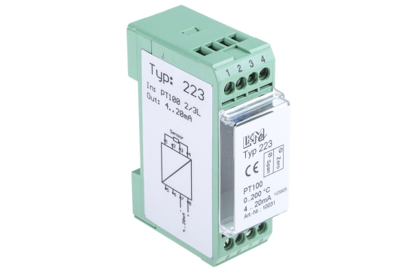 Product image for TRANSMITTER,PT100,4..20MA