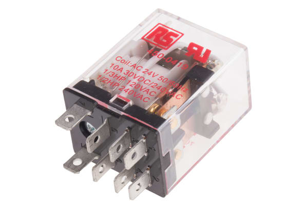 Product image for LED INDICATING RELAY, 10A DPDT 24VAC