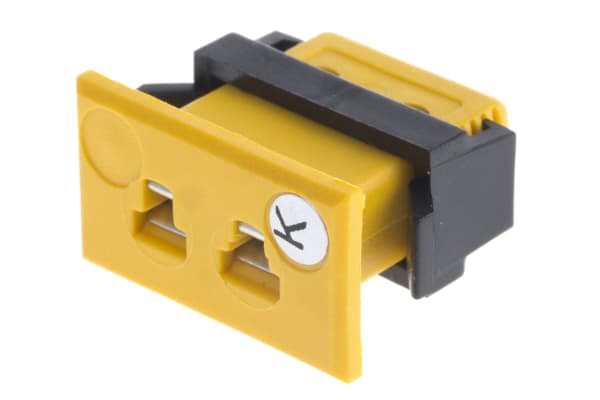 Product image for Type K Yellow miniature panel socket