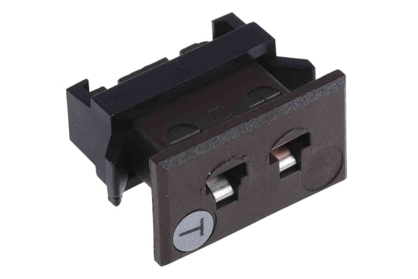 Product image for Type T Brown miniature panel socket