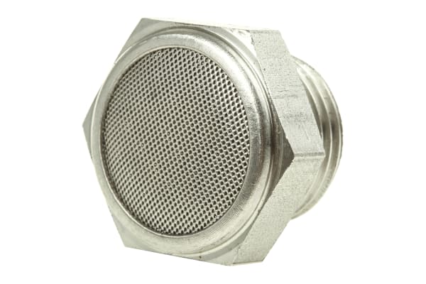 Product image for Stainless steel silencer,G 1/2