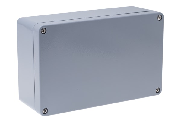 Product image for ALUMINIUM ENCLOSURE, GREY, ,260X160X90MM