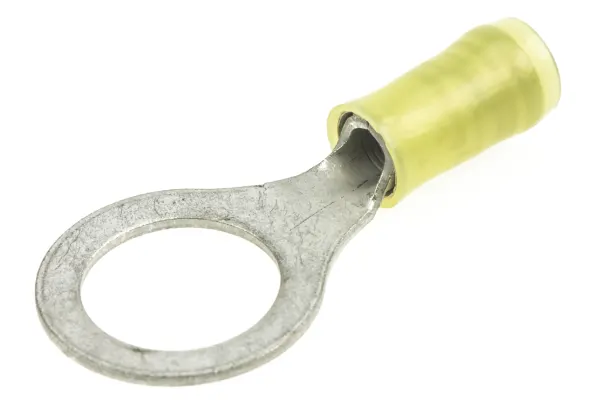 Product image for Ring terminal,PIDG,yellow,AWG 12-10, M12